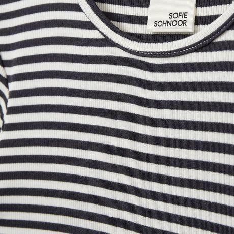 Sofie Schnoor Black Striped Nataliasy Rib T-Shirt
