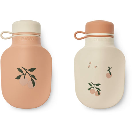 LIEWOOD Peach / Sea Shell Lizzie Smoothie Bottle 2-Pack