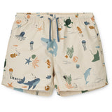 LIEWOOD Sea Creature / Sandy Aiden Printed Board Shorts