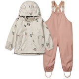 LIEWOOD Peach / Sea Shell Manu Rainwear Set