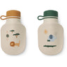 LIEWOOD Safari Sandy Mix Lizzie Smoothie Bottle 2-Pack