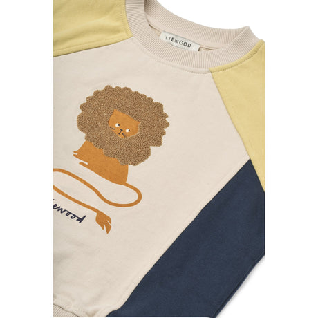 LIEWOOD Circus Lion / Sandy Aude Placement Sweatshirt