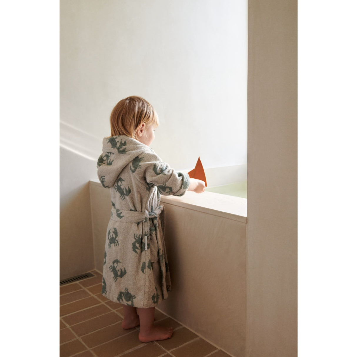 LIEWOOD Crab / Sandy Lilana Yarn Dyed Bathrobe