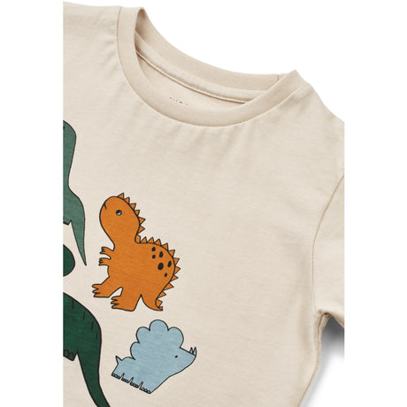 LIEWOOD Dinosaurs / Sandy Apia Placement Shortsleeve T-Shirt