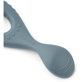 LIEWOOD Whale Blue Multi Mix Liva Silicone Spoon 4-Pack