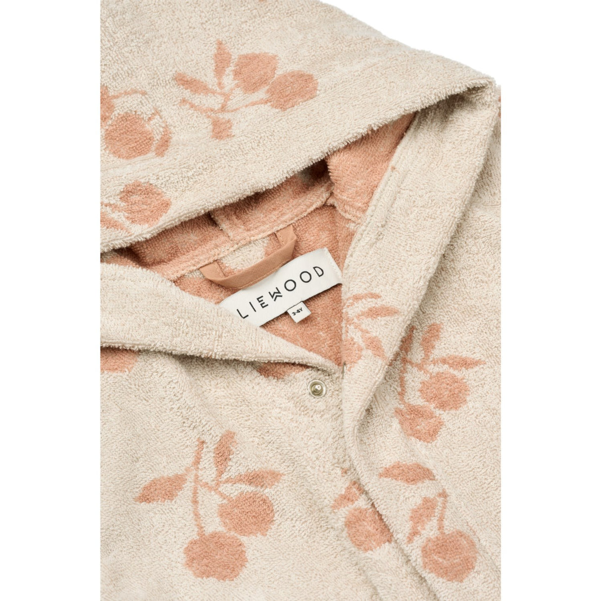 LIEWOOD Peach / Sea Shell Lilana Yarn Dyed Bathrobe