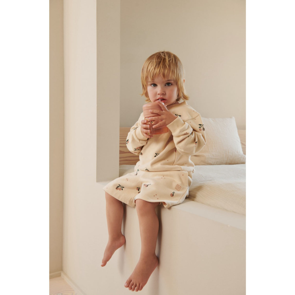 LIEWOOD Peach / Sea Shell Pavia Tritan Straw Cup 280ml