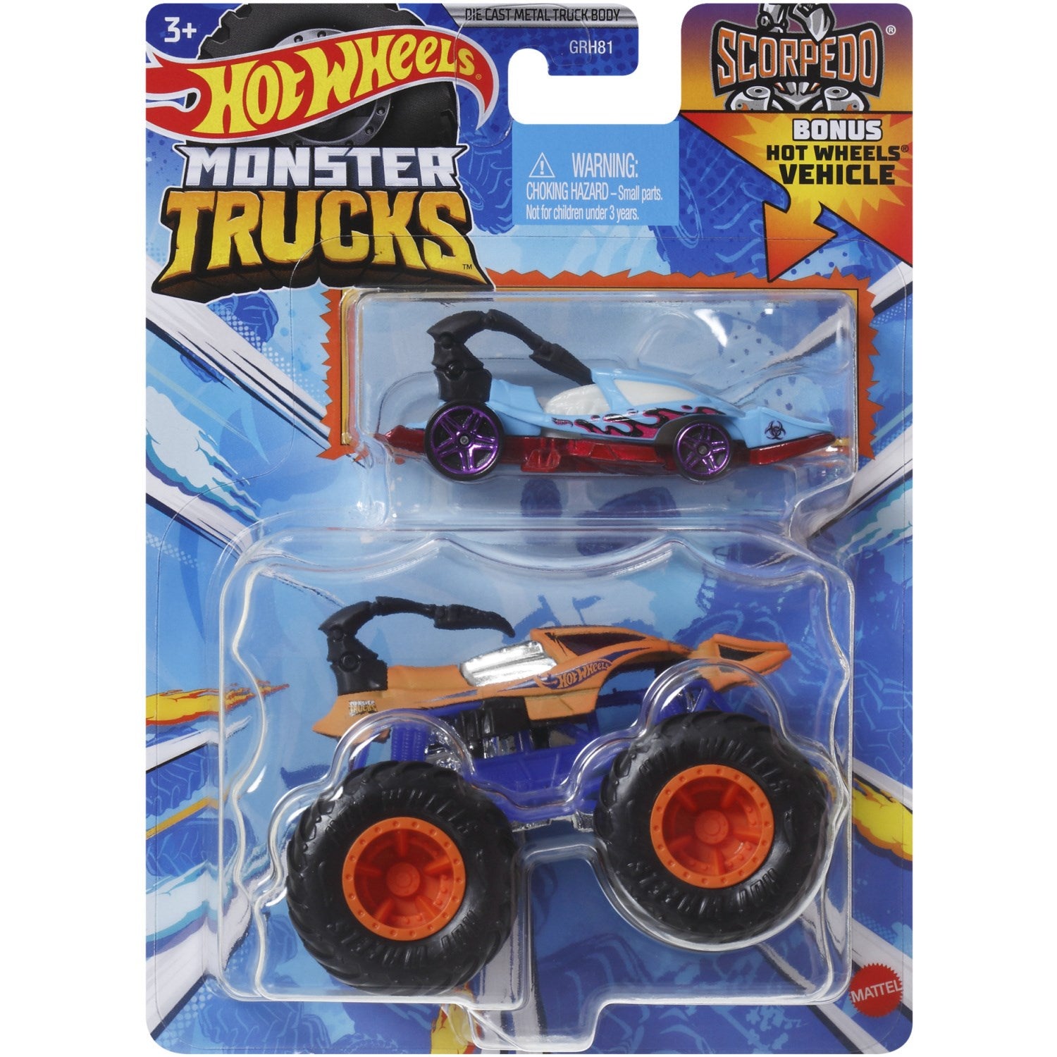 Buy Hot Wheels Monster Trucks 1 64 Single and Promo Car Luksusbaby Luksusbaby COM