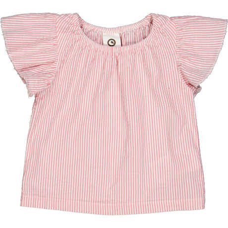 Müsli Balsam Cream/ Bubblegum Seersucker Stripe Frill Top Baby