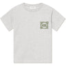 Les Deux Kids Snow Melange/Chive Green Goods T-Shirt