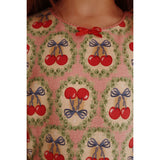 Konges Sløjd Cherry Bow Drey Dress Gots