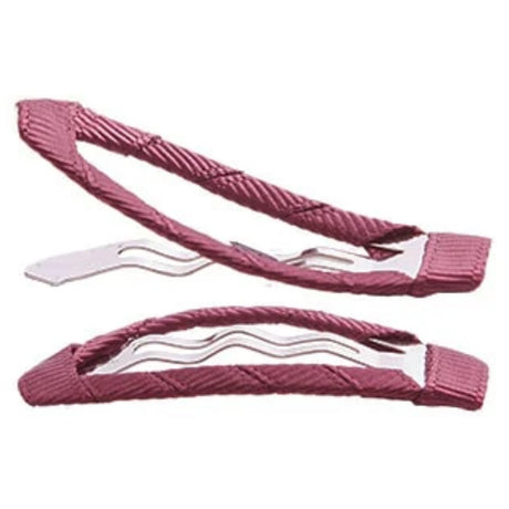 Bow's by Stær Snap Hair Clips - Bordeaux (2 pak)