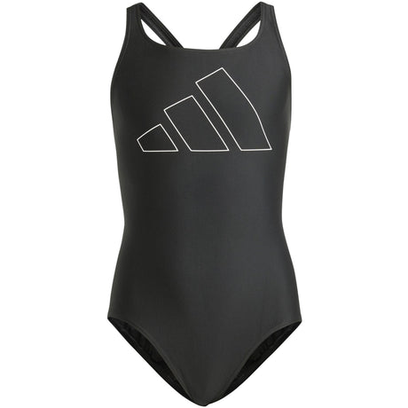 adidas Originals Black/White Big Bars Swimsuit G