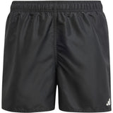 adidas Originals Black/White Solid Swim Shorts By