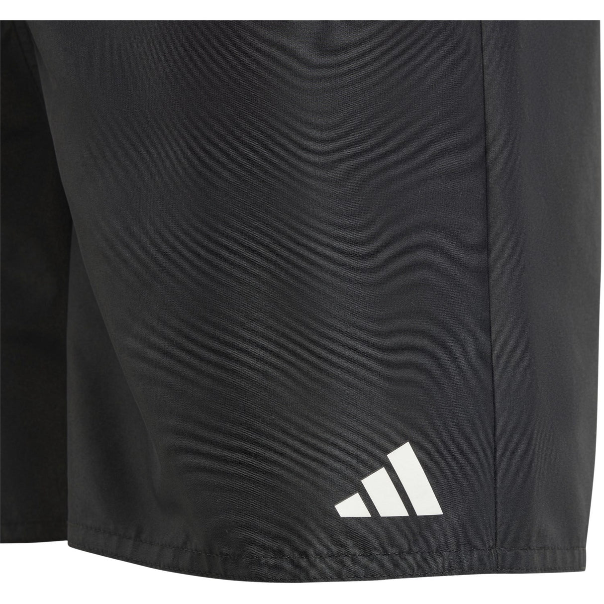 adidas Originals Black/White Solid Swim Shorts By