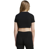 adidas Originals Black Rib Crop Tee