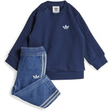 adidas Originals Medium Blue Denim/Night Indigo Denim Crew Set