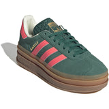 adidas Originals Collegiate Green/Signal Coral/Cream White Gazelle Bold J Sneakers