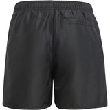 adidas Originals Black/White Solid Swim Shorts By