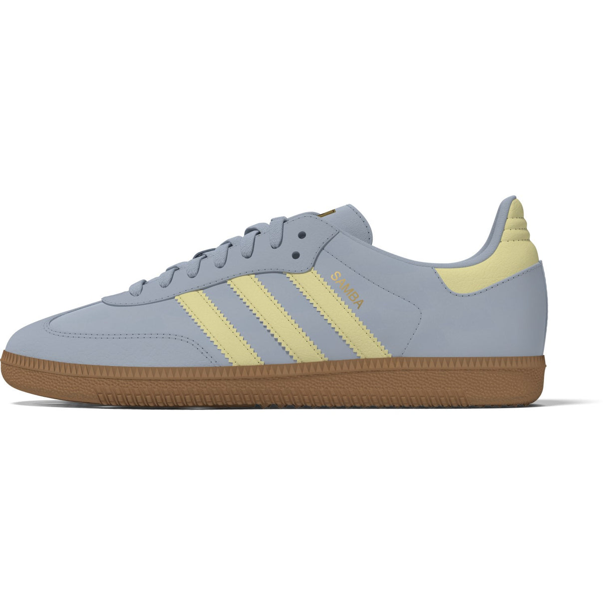 adidas Originals Wonder Blue/Powder Yellow/Gum 3 Samba Og J Sneakers
