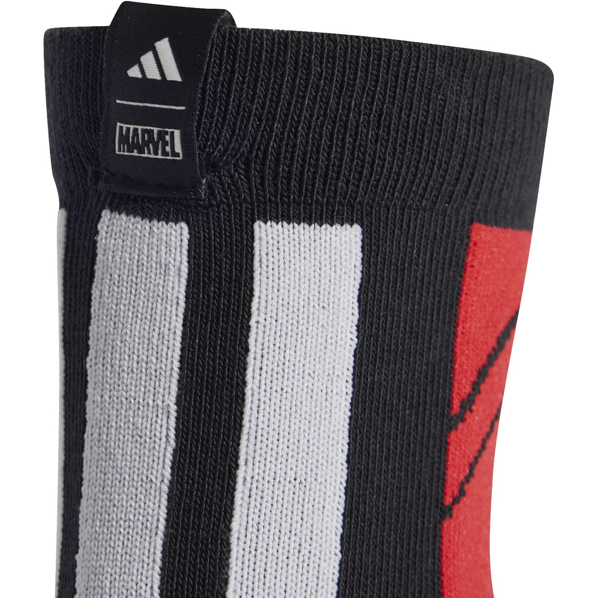 adidas Originals Pure Ruby/Black/Pure Ruby Lk Mrvl Sm 3Pp Socks