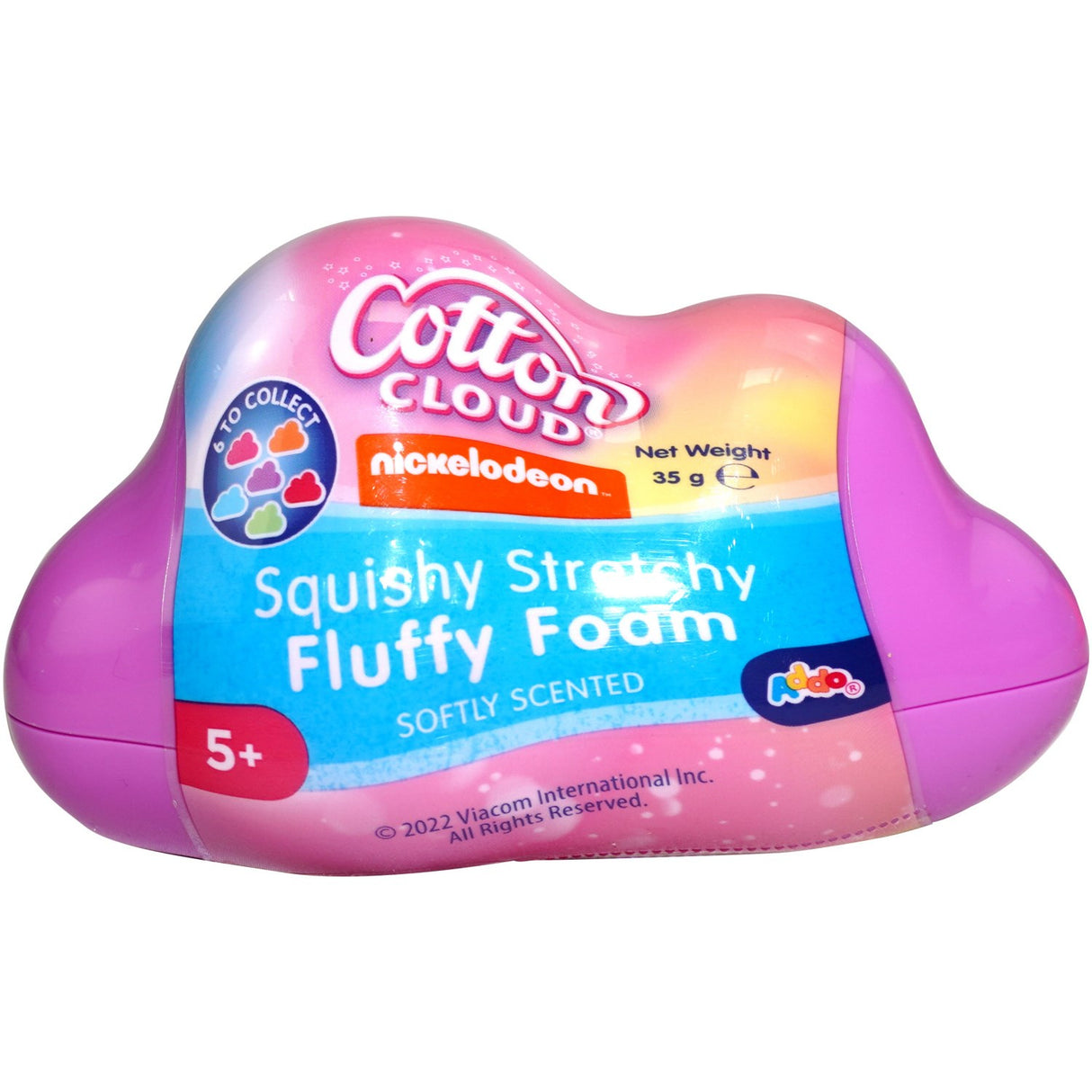 Pocket Money Colour Changing Fluffy Foam Purple/Pink