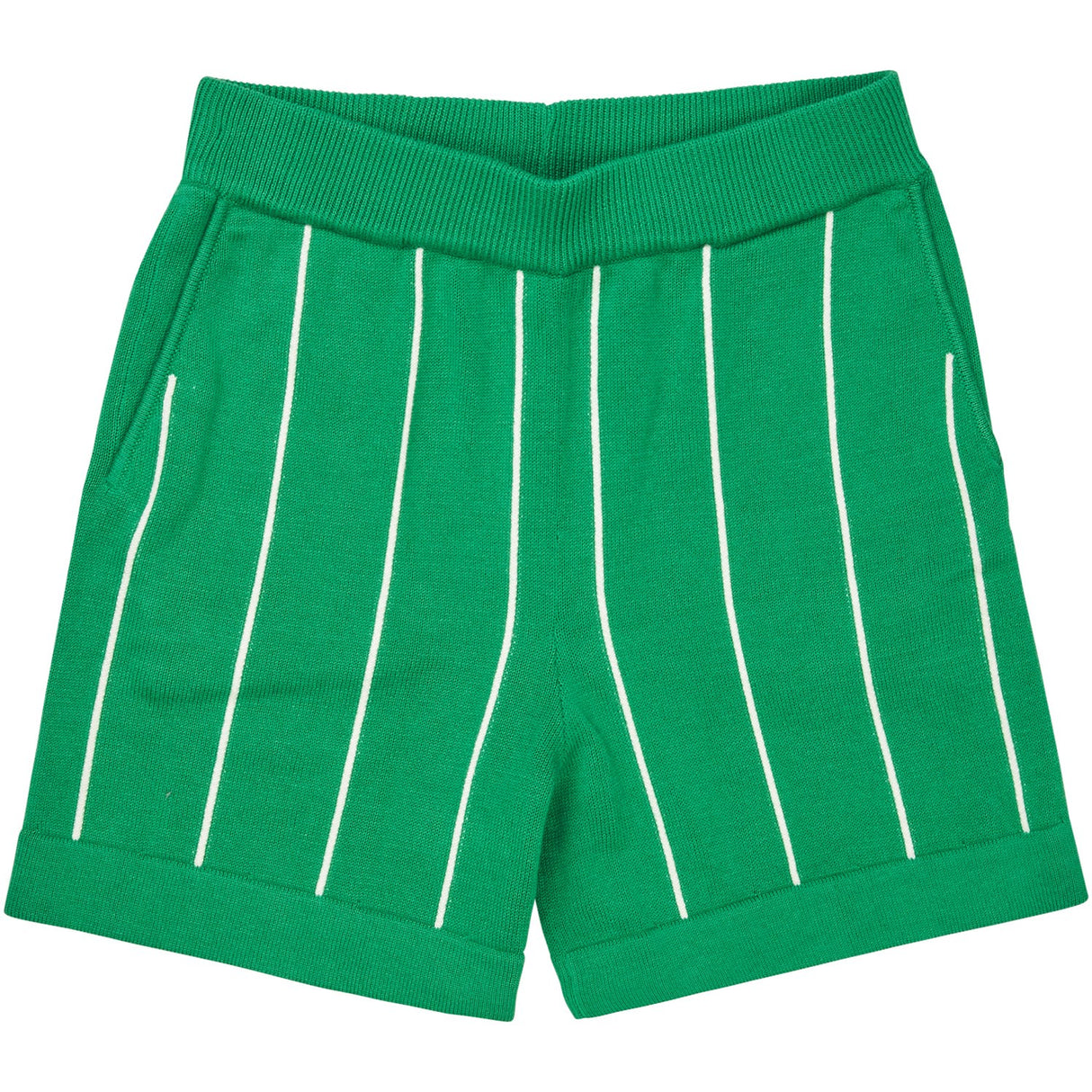 FUB basil/ecru Striped Shorts