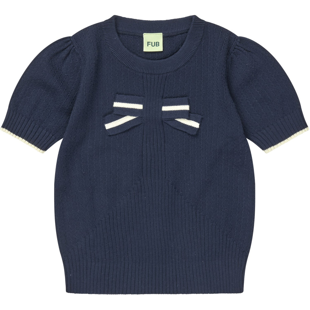 FUB dark navy Bow Tee