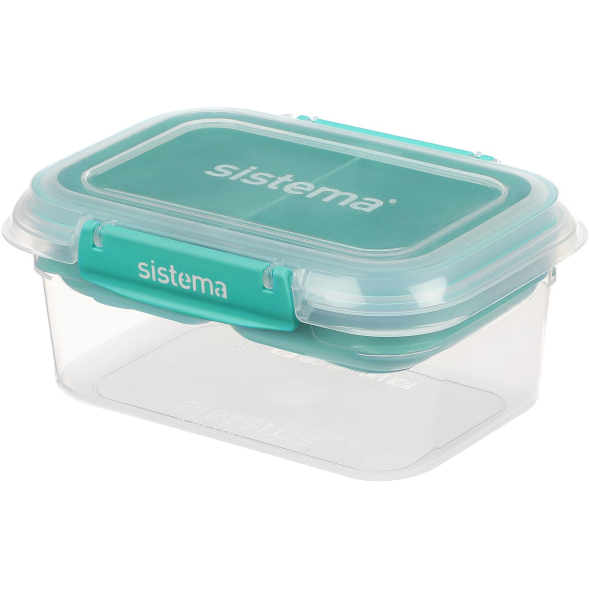 Sistema Minty Teal Rectangle Stax To Go Lunch Box 1L