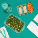 Sistema Minty Teal Rectangle Stax To Go Lunch Box 2.2L