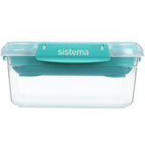 Sistema Minty Teal Rectangle Stax To Go Lunch Box 2.2L