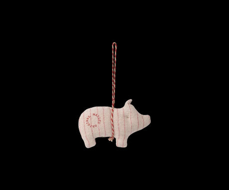 Maileg Christmas Ornament Pig Stripe