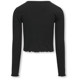 kids ONLY Black Nella O-Neck Blouse Noos