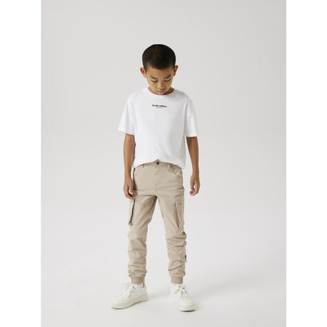 Name It Oxford Tan Ryan Cargo Twill Pants Noos