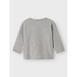 Name It Grey Melange Jeremy Tonka Regular Blouse