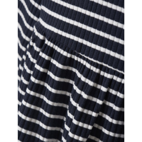 Name It Bright White Dark Sapphire Vemma Dress