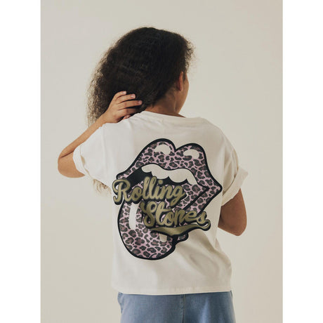 Name It Cloud Dancer Jill Rolling Stones Regular T-Shirt