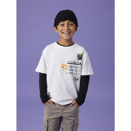 Name It Bright White Jafar Minecraft Regular T-Shirt