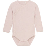 FIXONI Hushed Violet Melange Wrap Bodysuit LS Mélange Rib