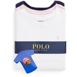 Polo Ralph Lauren White / Hintofpink /Newport Navy Girl Gift Box Set 3-Pack T-Shirts