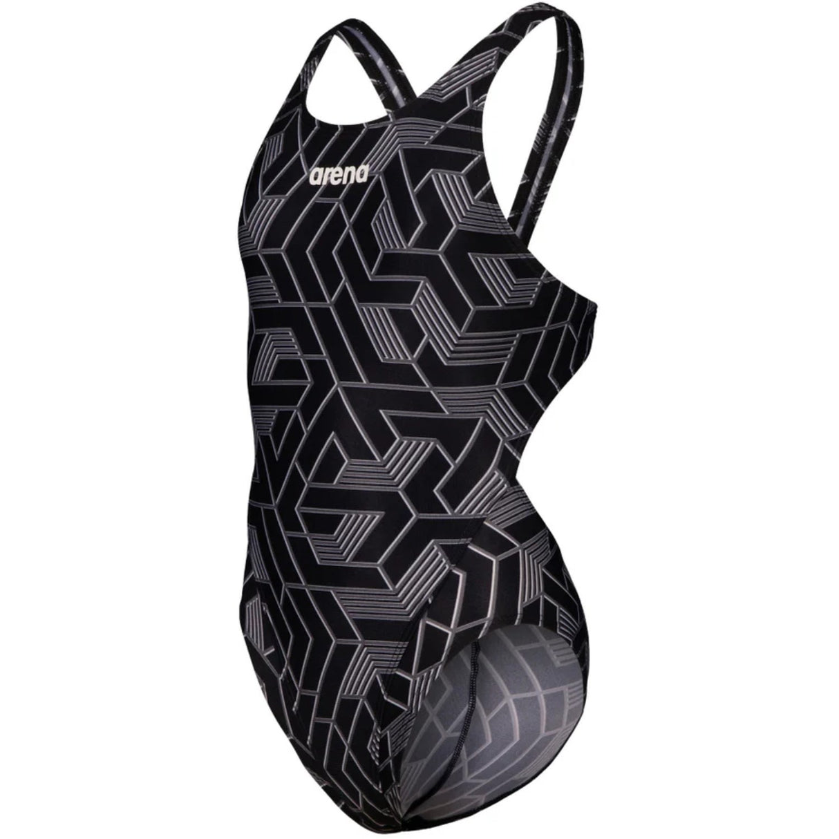 Arena Black-Team Black Escape Swimsuit Swim Tech L