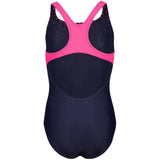 Arena Navy-Shocking Pink Kikko V Swimsuit Swim Pro Back