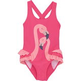 Color Kids Knockout Pink Swimsuit W. Flamingo