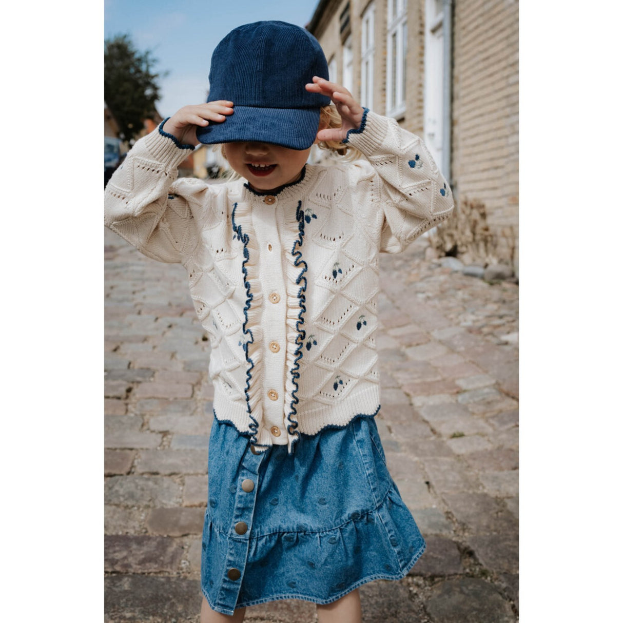 Fliink Light Denim Blue Donna Denim Skirt