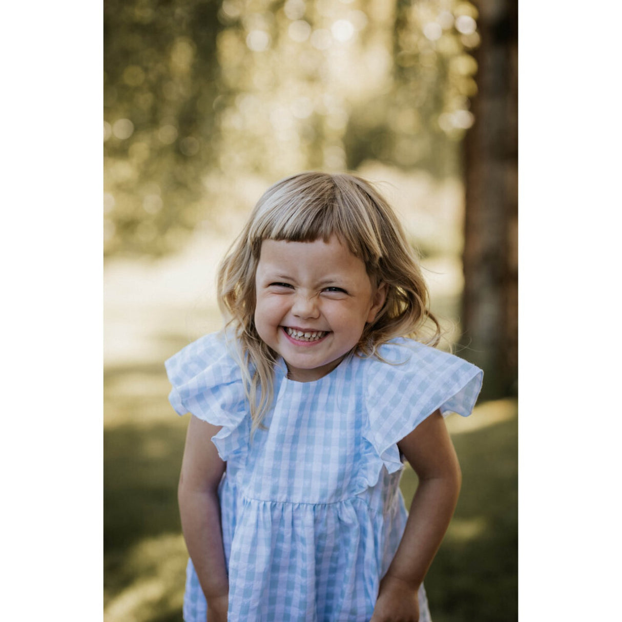 Fliink Dream Blue Check Pari Sl Top