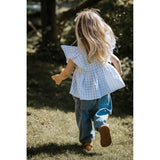 Fliink Dream Blue Check Pari Sl Top