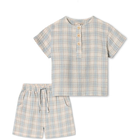 Fliink Sandshell Check Cha Cha Shorts Set