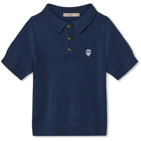 Fliink Insignia Blue Favo Ss Polo