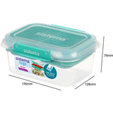 Sistema Minty Teal Rectangle Stax To Go Lunch Box 1L