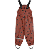 Mikk-Line Henna Ladybug Suspenders Rain Set